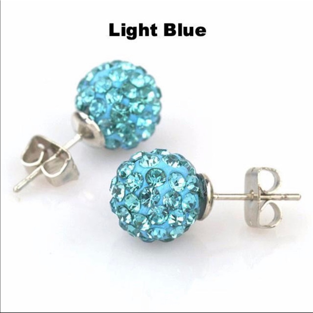 5 pair of Glitter Earring Studs for $12 - Picture 8 of 16